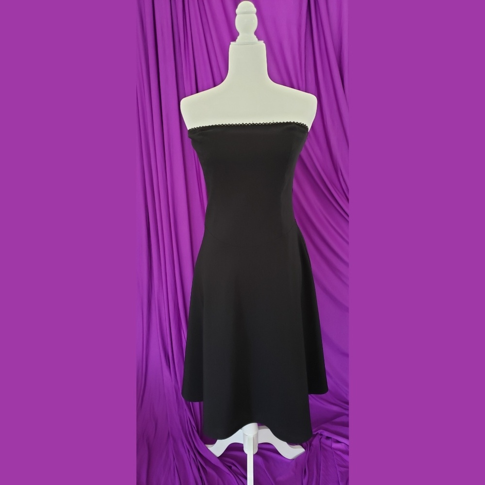 Charlotte Russe Black Summer Strapless Dress